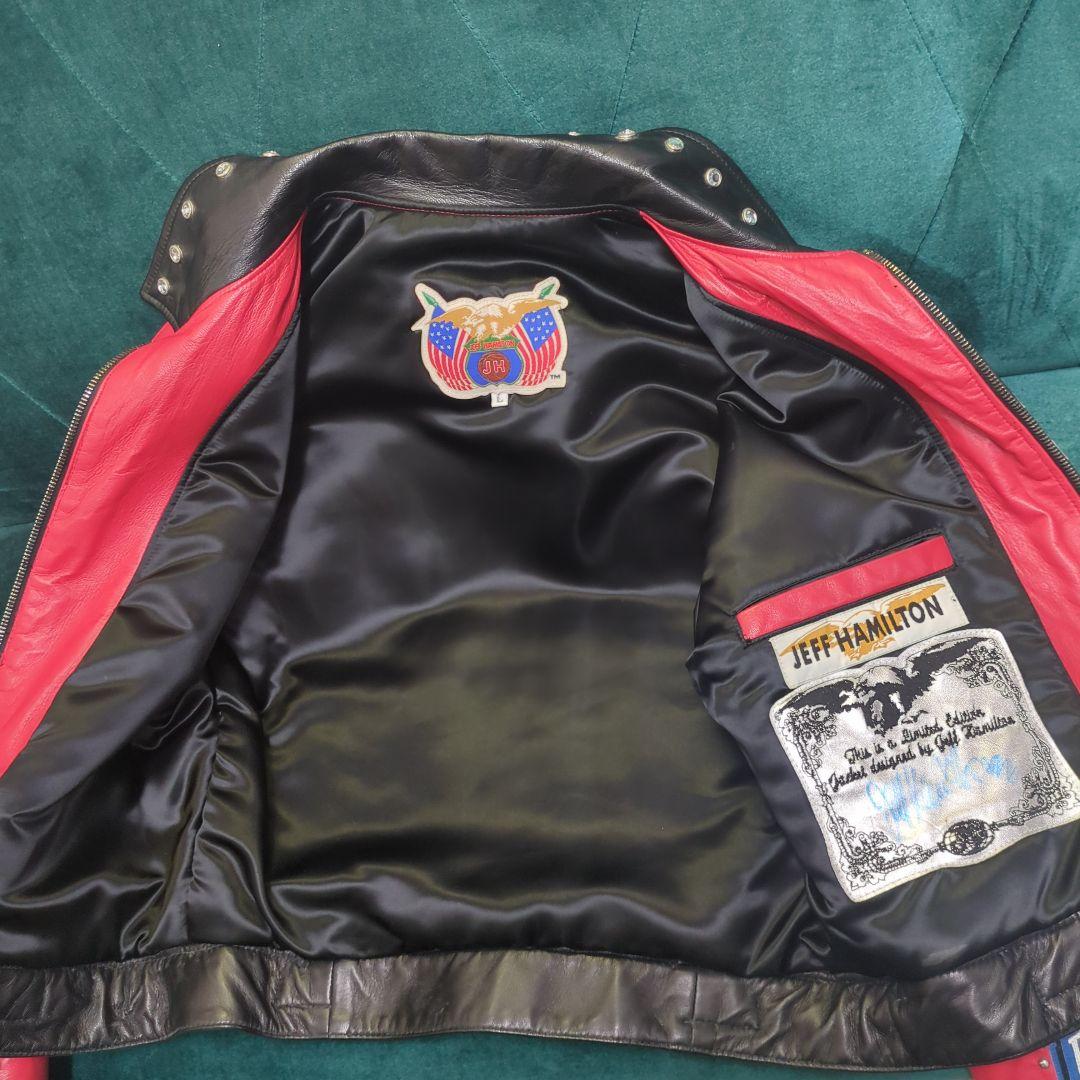 【レア】シカゴブルズ レザージャケット　ジェフハミルトン