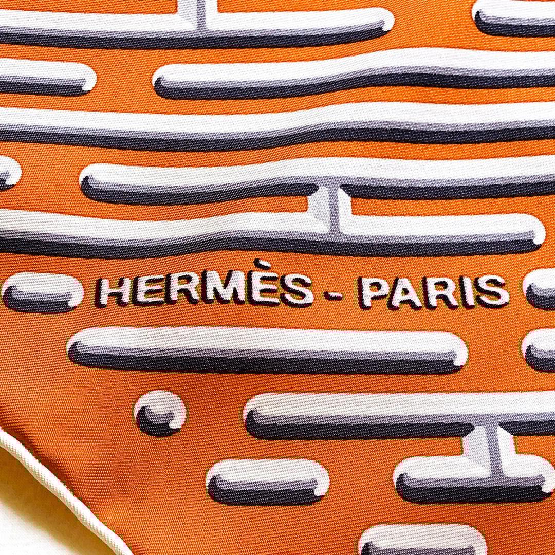 HERMES エルメス カレ90 Hの迷宮 PARCOURS D’H 美品
