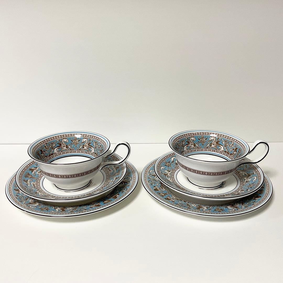 【未使用品】ウェッジウッド フロレンティーン ターコイズ