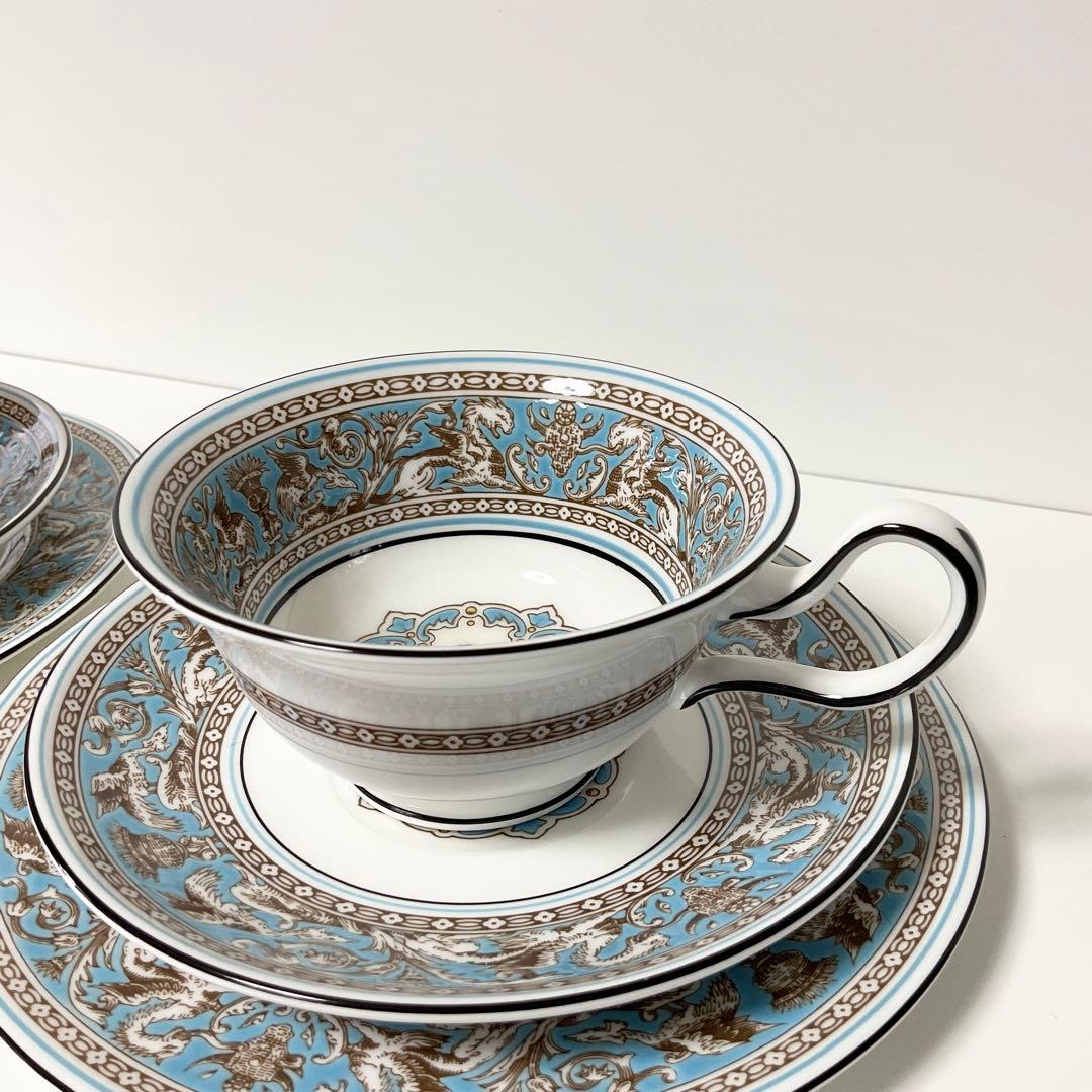 【未使用品】ウェッジウッド フロレンティーン ターコイズ