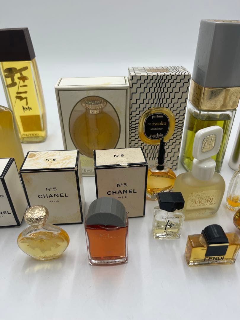 香水　オーデコロン　まとめ売り　不揃い　使用済み　CHANEL Dior 資生堂