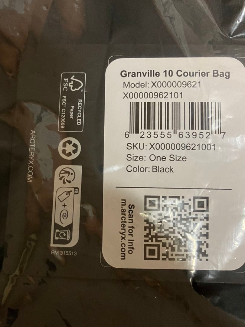 ARC'TERYX 25秋冬 Granville 10 Courier 国内正規