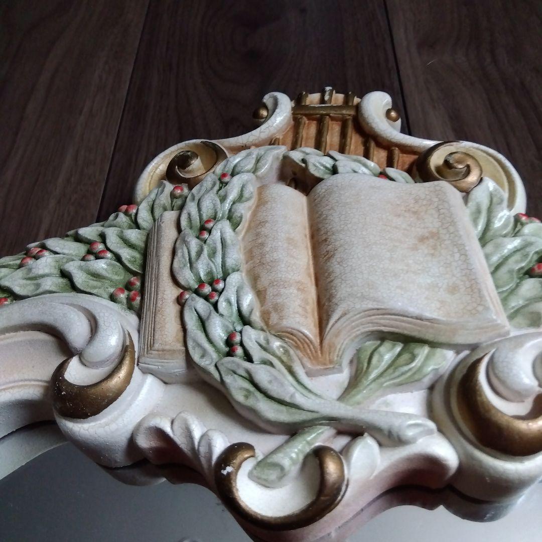 ウォールミラー　鏡　yamazaki7777様　天使　エンジェル　可愛い　ロココ