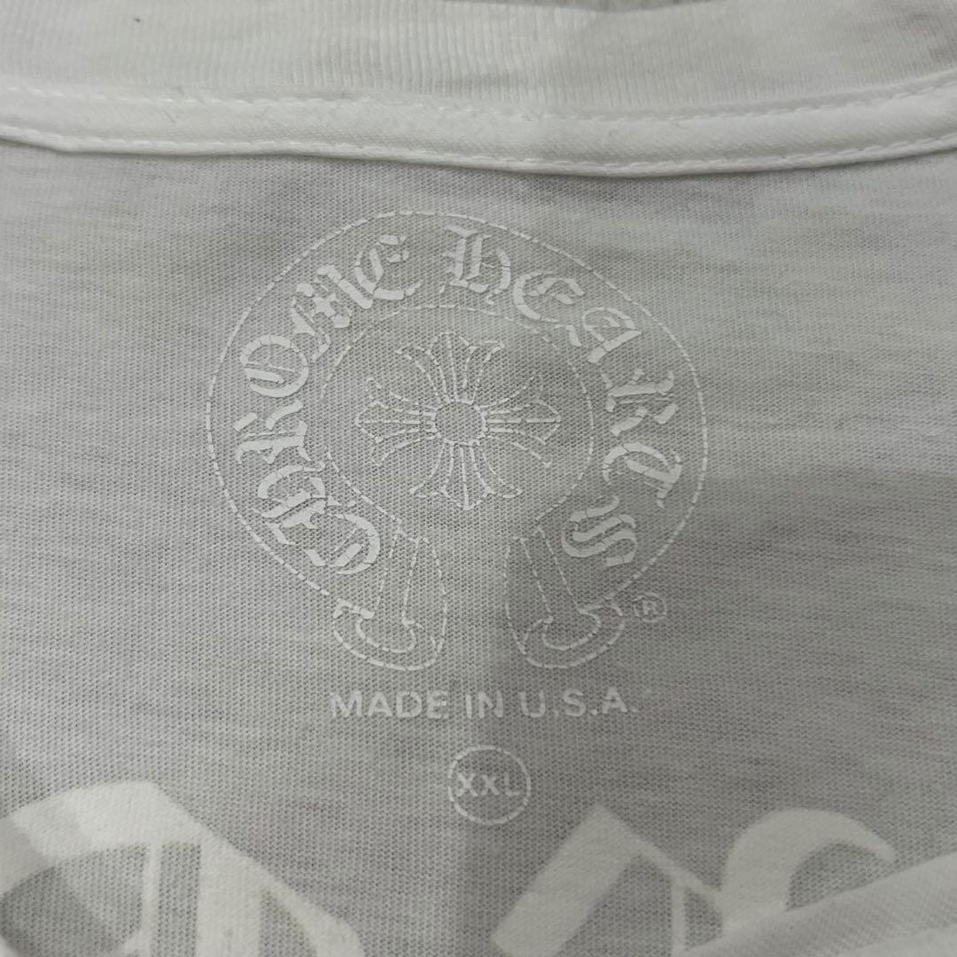 CHROME HEARTS ロンT ネオンカラー　バックロゴ　フローラルクロス