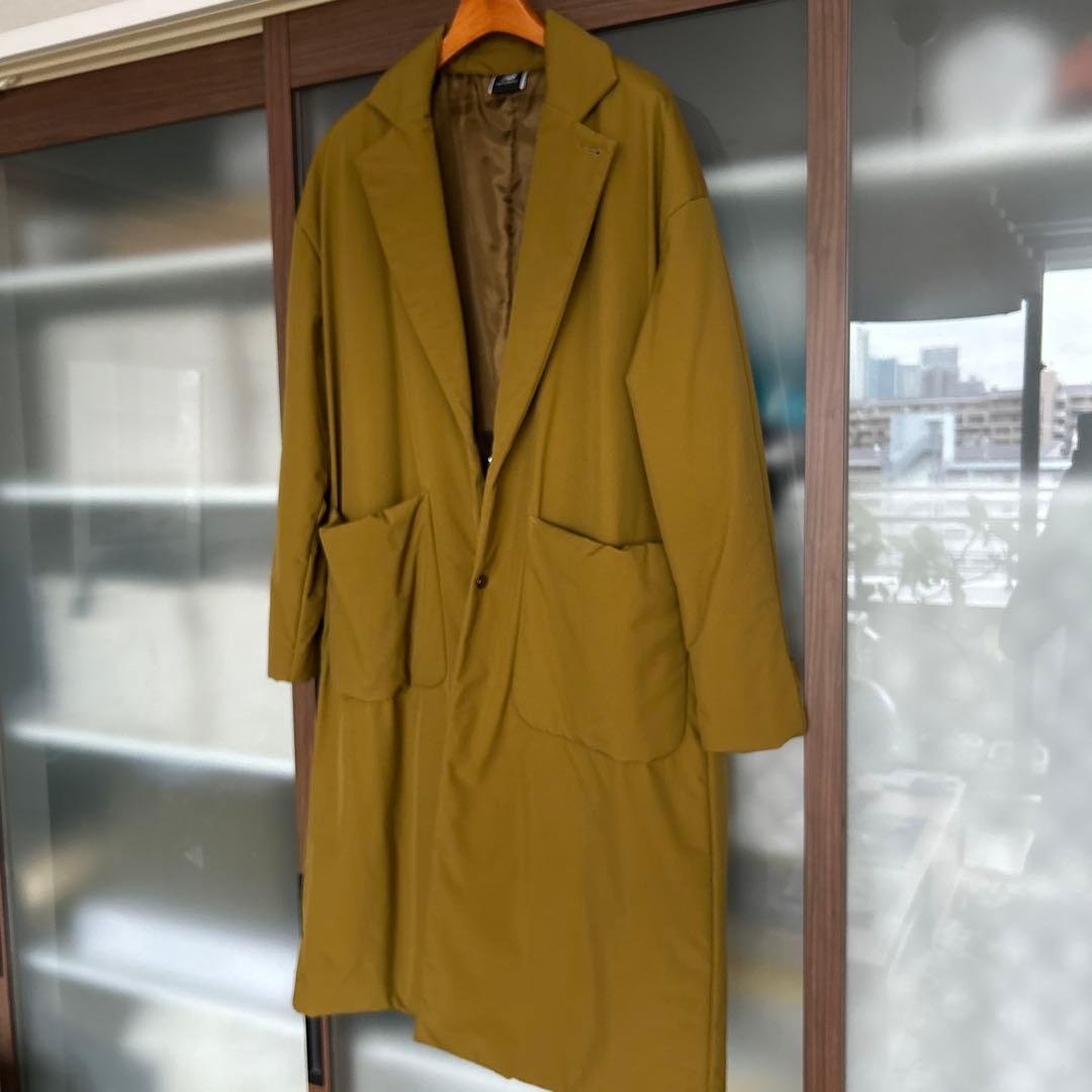 New Balance オリーブ チェスターコート