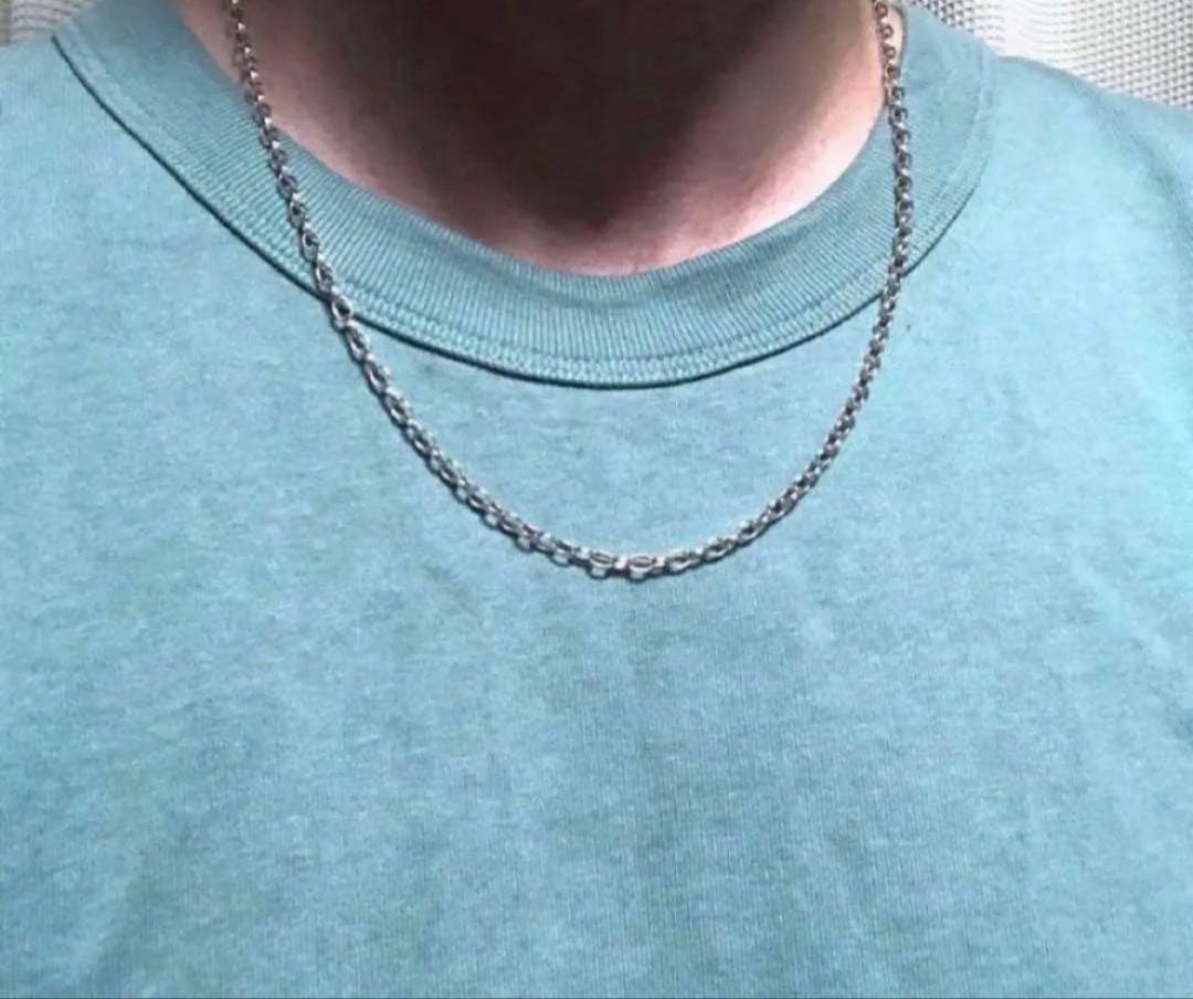 美品　GUCCI 3.2ミリ　シルバー925 チェーンネックレス