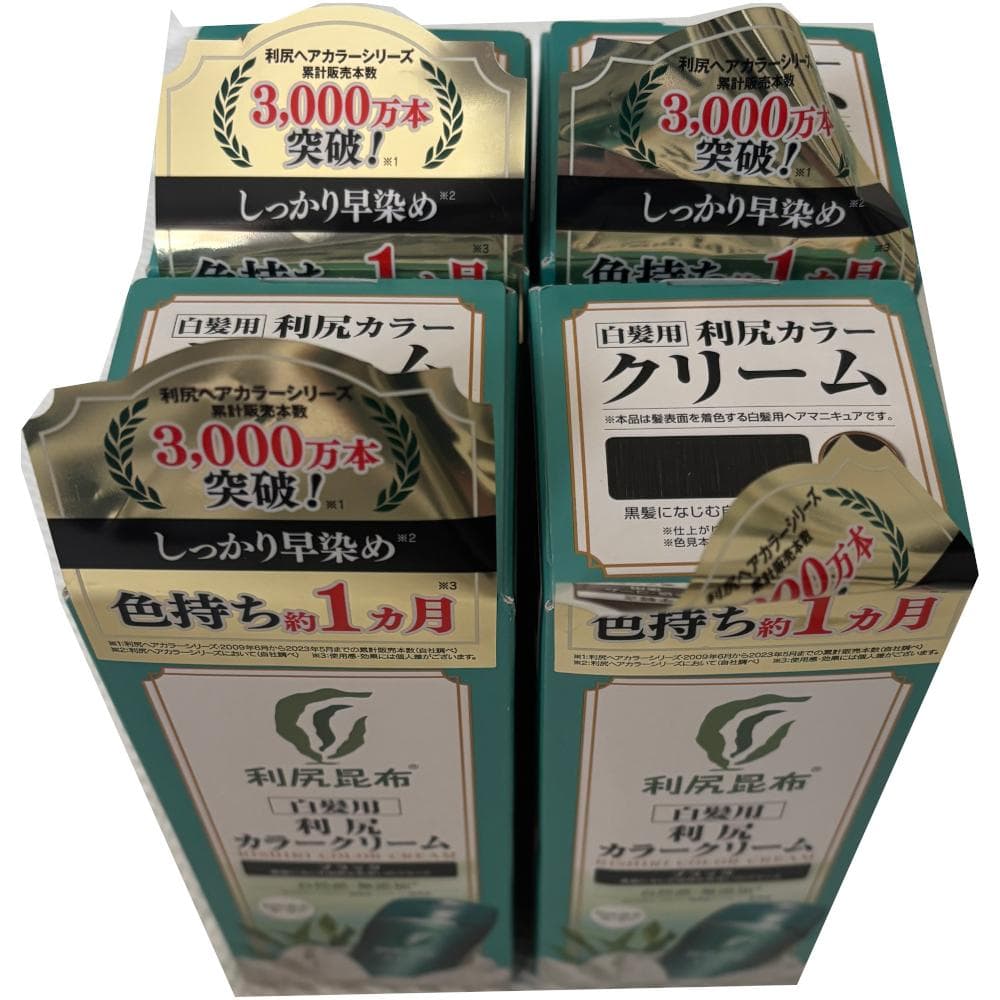 利尻昆布® 白髮用 利尻カラークリーム　170g　４個セット