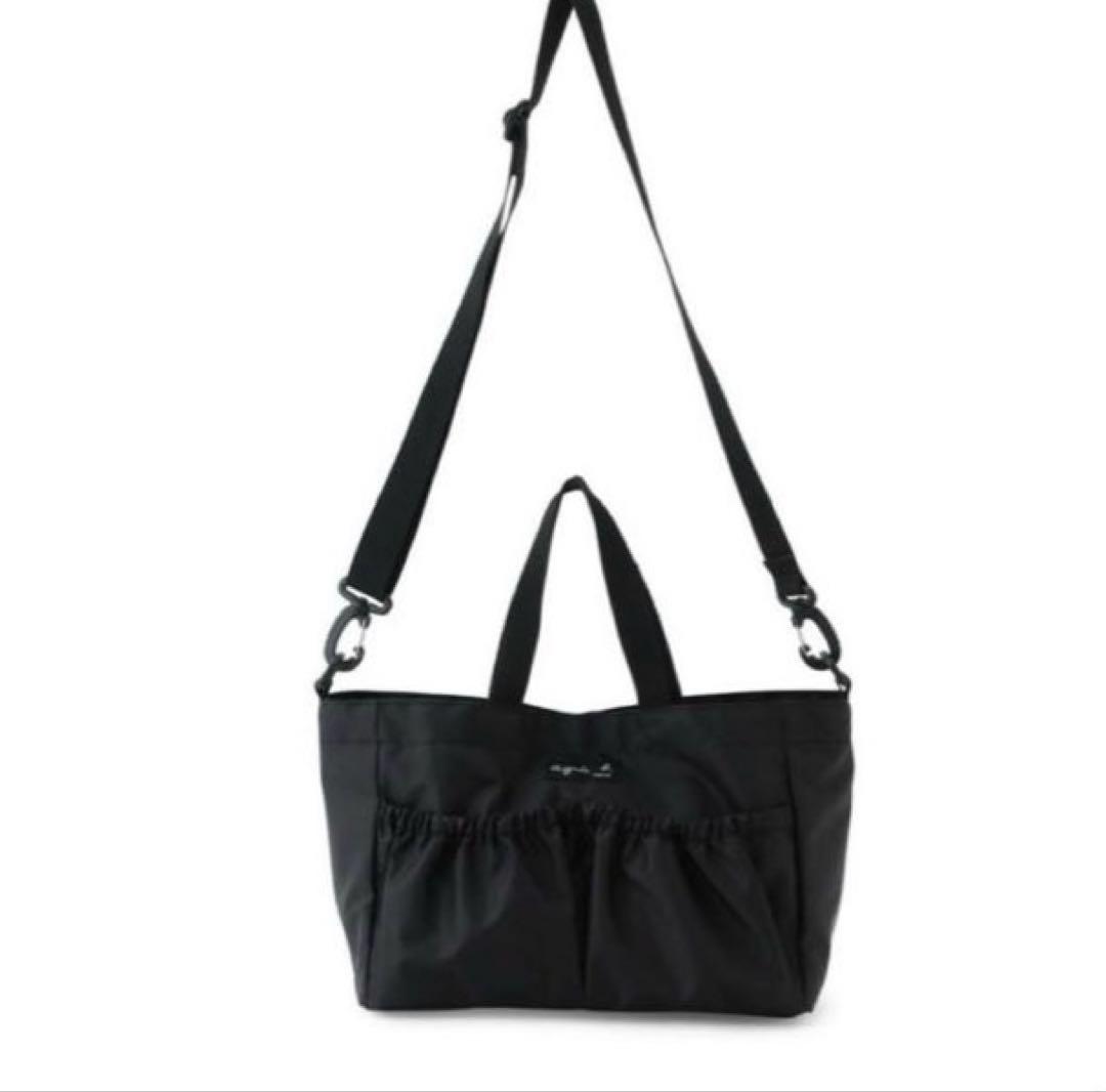 【極美品】agnès b. ✖️ アダムエロペ 別注マザーズバッグ ベージュ