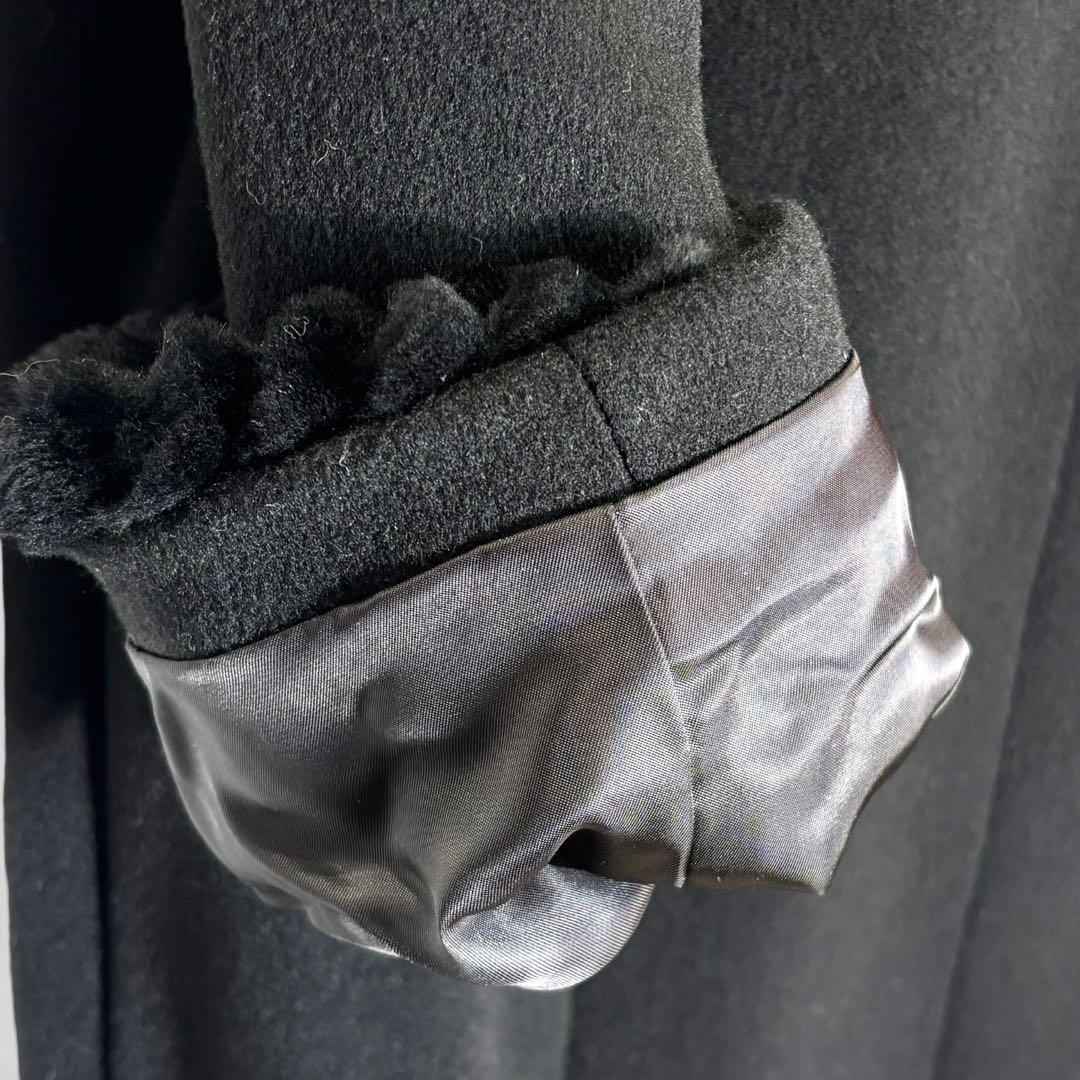 ドルチェ 　Leilian レリアン カシミヤ100% ヌートリアファー