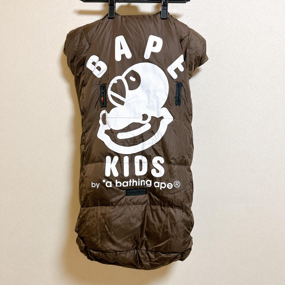 極美品 A BATHING APE ベビーカーカバー ダウン リバーシブル