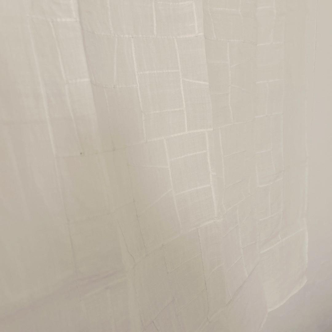 韓国 ポジャギ タペストリー ハンドメイド 苧麻 ホワイト *