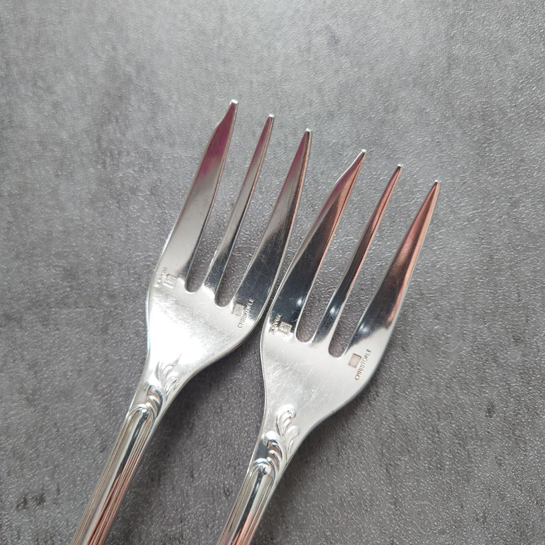 クリストフル マルリー ケーキフォーク コーヒースプーン 計4点