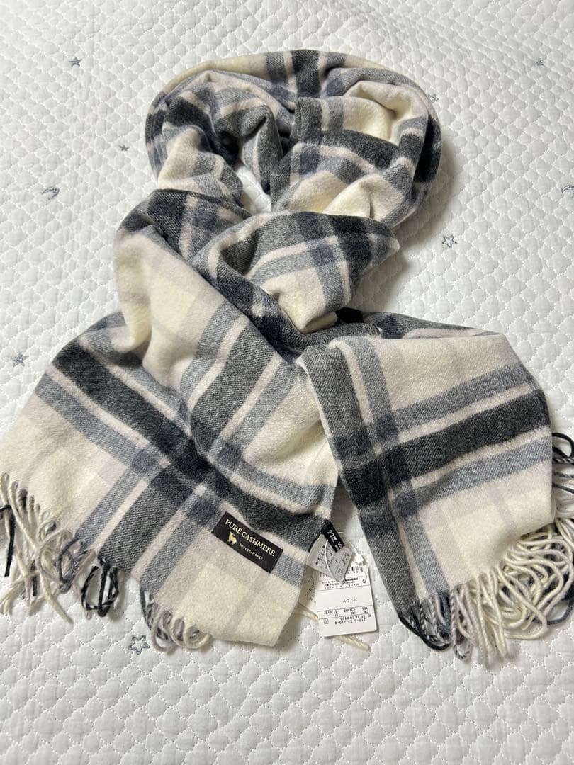 23区　ピュアカシミヤ100%ストール マフラー