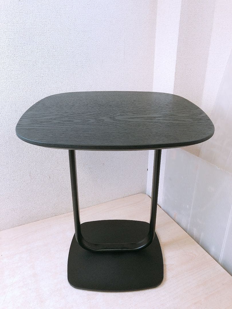 ⑥未使用★東谷 サイドテーブル ブラック TEC-84BK 机 インテリア家具