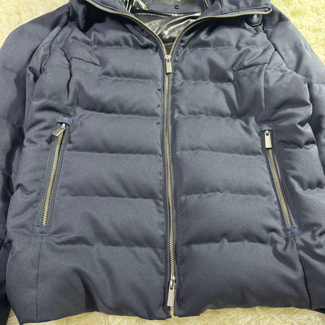 専用 美品　西川ダウン　ナノユニバース　別注　ダウン　ネイビー　40　Lサイズ