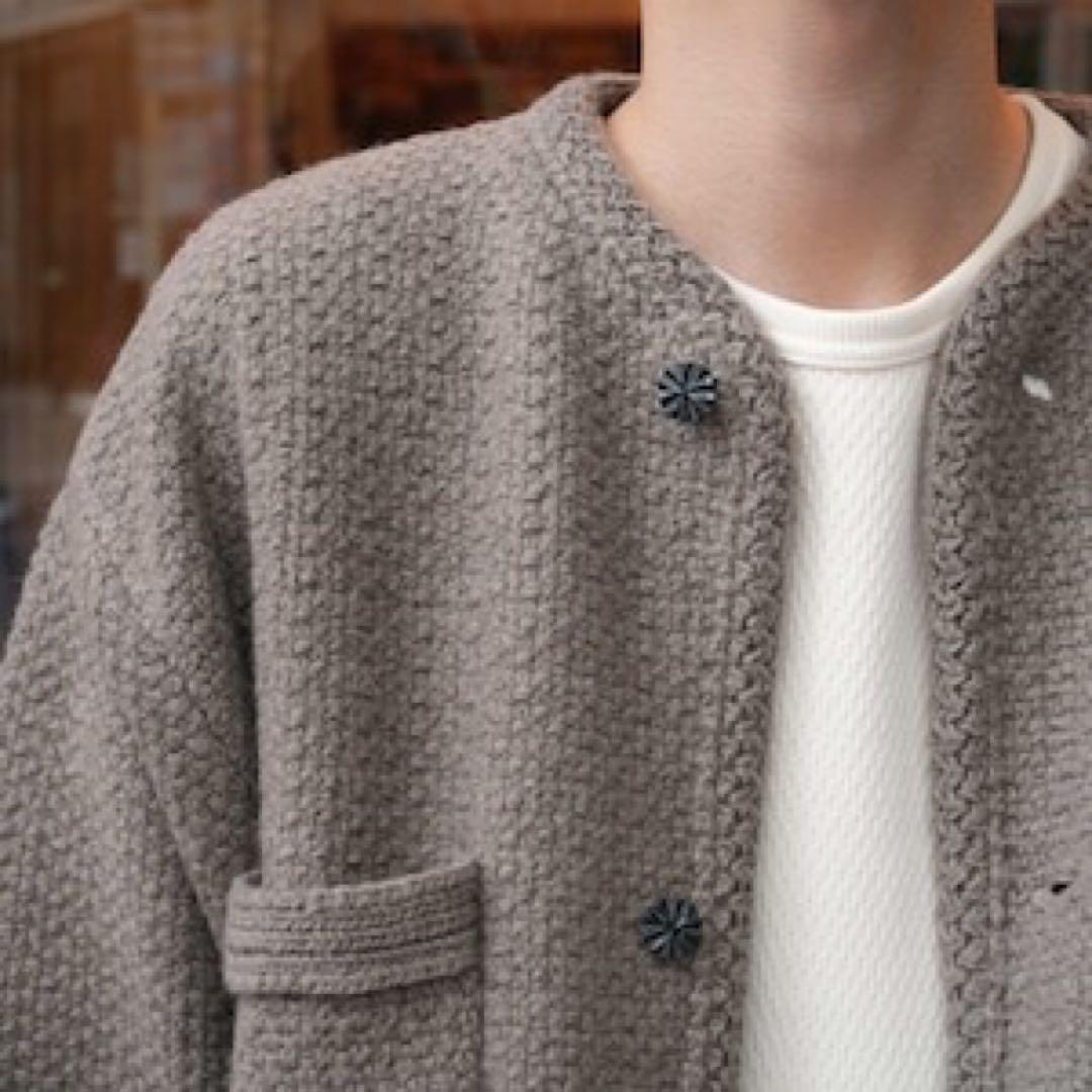 ジャケット・アウター Olde H & Daughter25AW SLUB CASHMERE JK