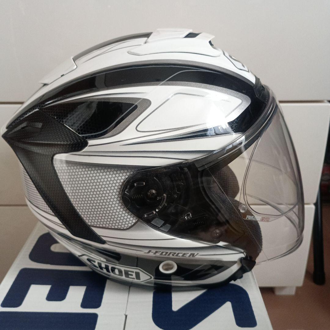 SHOEI　BRILLER　J-FORCE4 サイズL ホワイト／ブラック