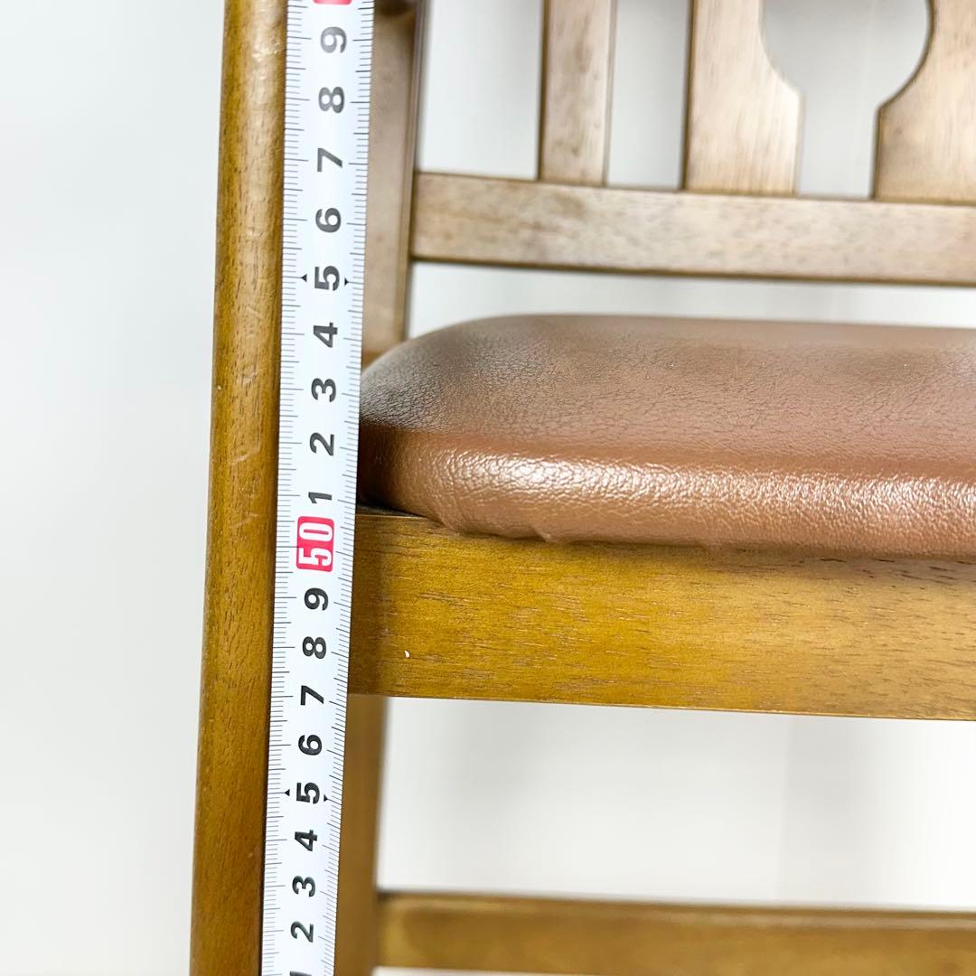 karimoku ダイニングチェア ブラウン　子供用チェア