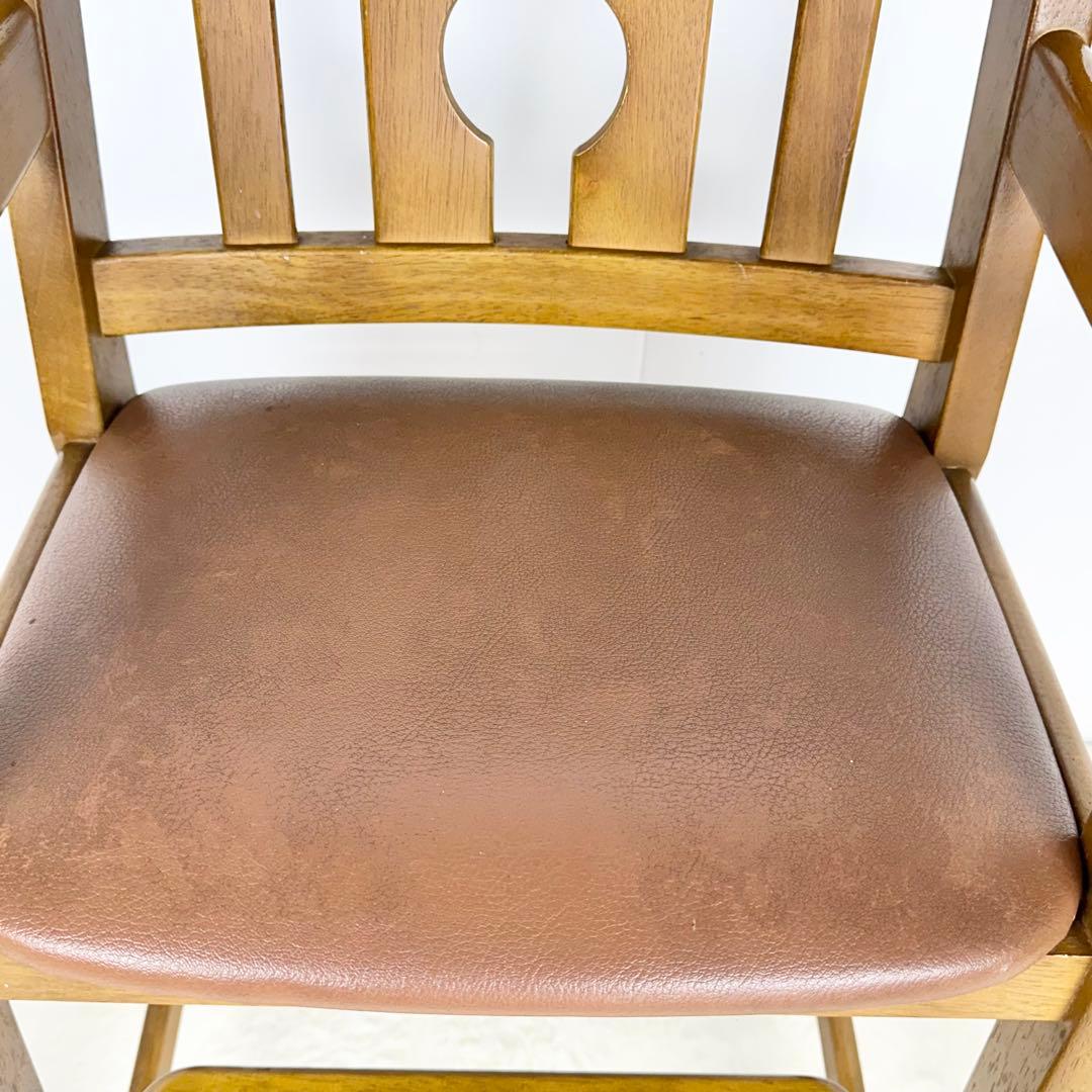 karimoku ダイニングチェア ブラウン　子供用チェア