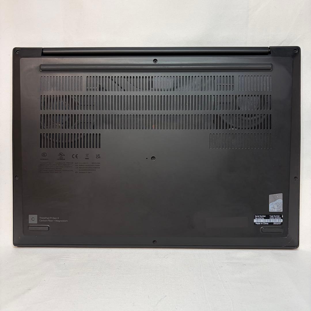 準美品 ThinkPad P1 第12世代 i7 32GB 1TB NVIDIA