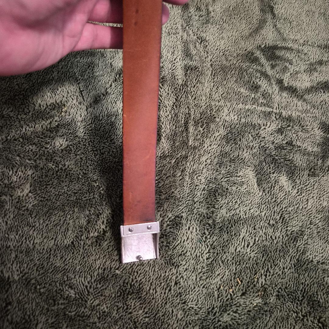 LOUIS VUITTON モノグラムレザーベルト　ユーズド　全長約100cm