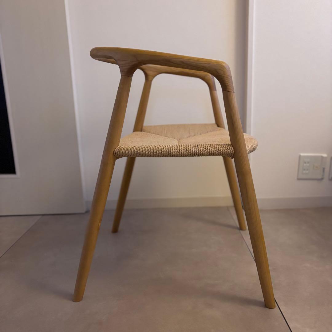 無垢材　ペーパーコードチェア