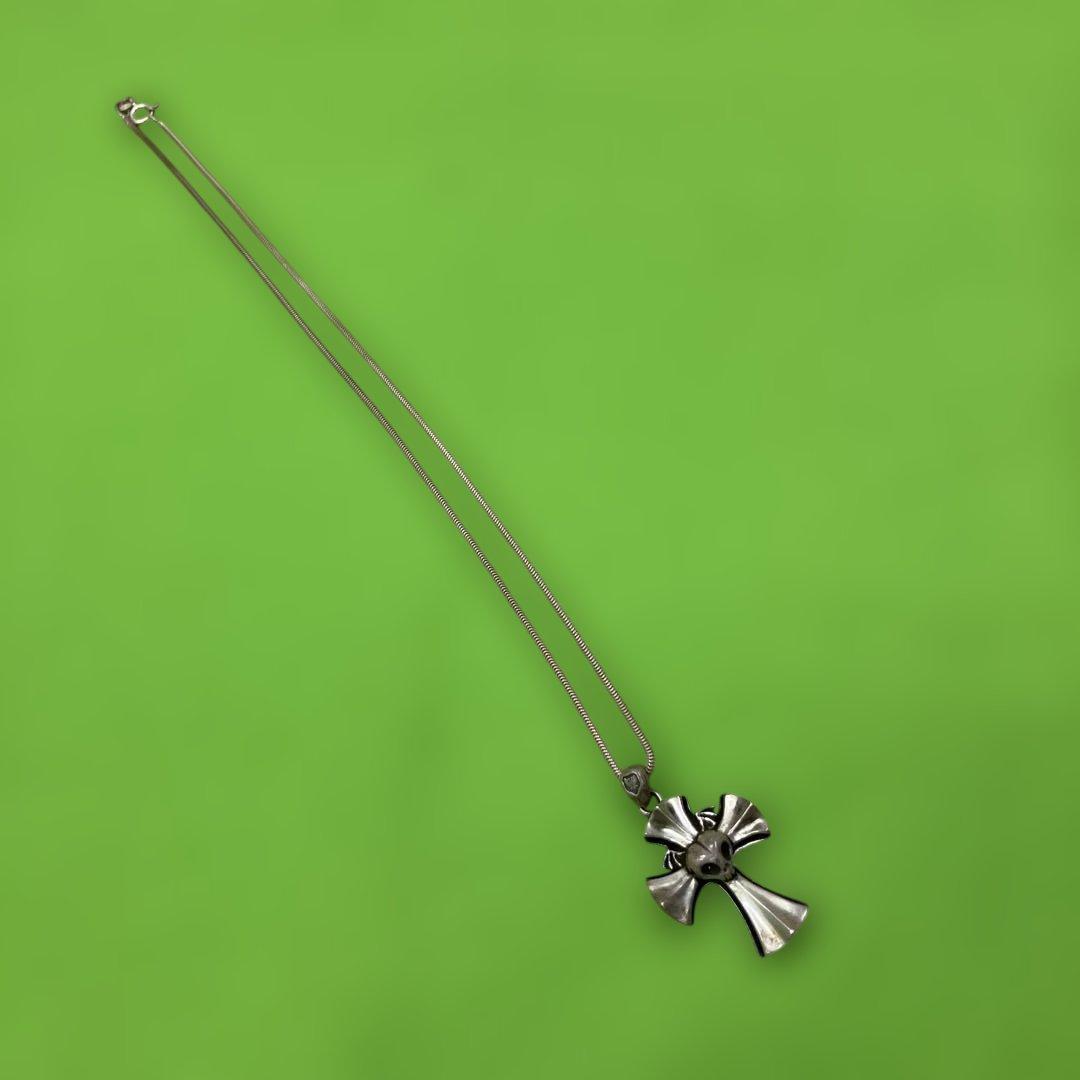 【JAP工房】Skull Blue Rosen Croiz Pendant