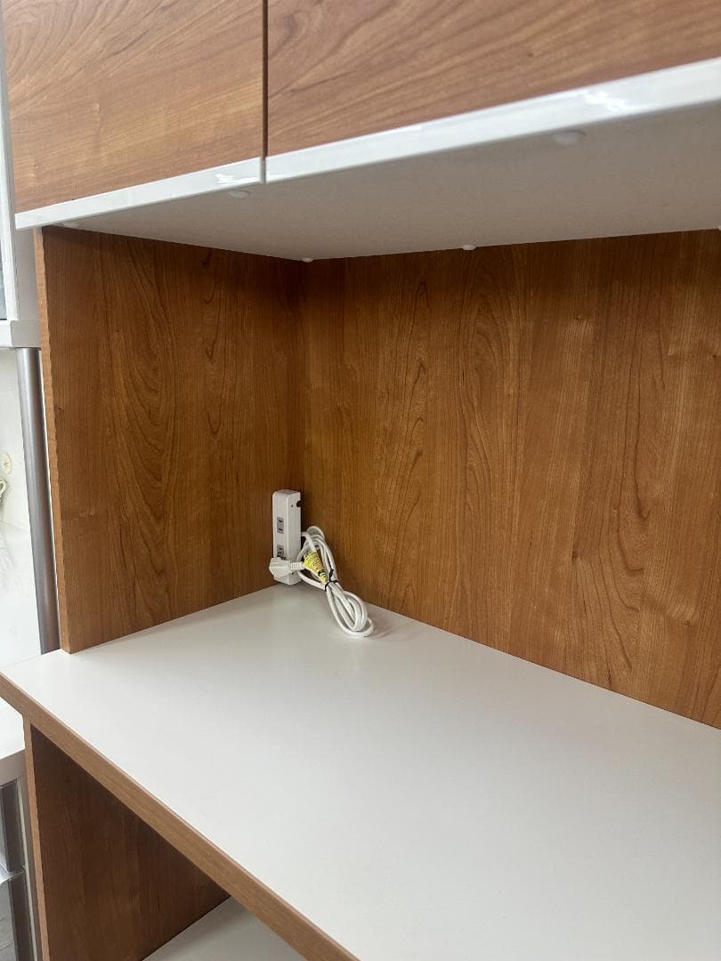 大川家具　食器棚　ブラウン