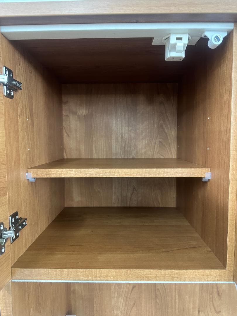 大川家具　食器棚　ブラウン