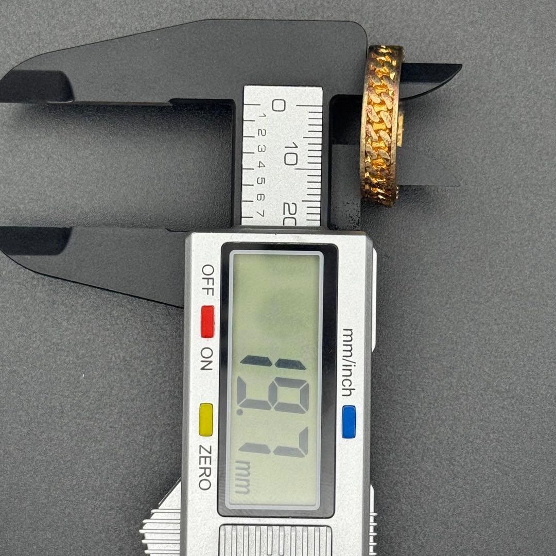 箱付き　versace ヴェルサーチ メデューサ グレカ　GP リング ゴールド