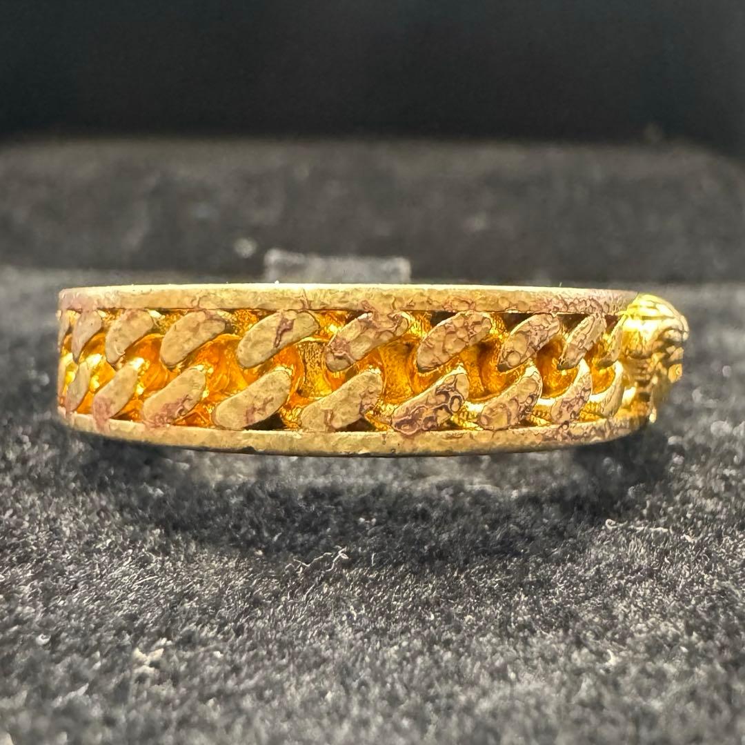 箱付き　versace ヴェルサーチ メデューサ グレカ　GP リング ゴールド