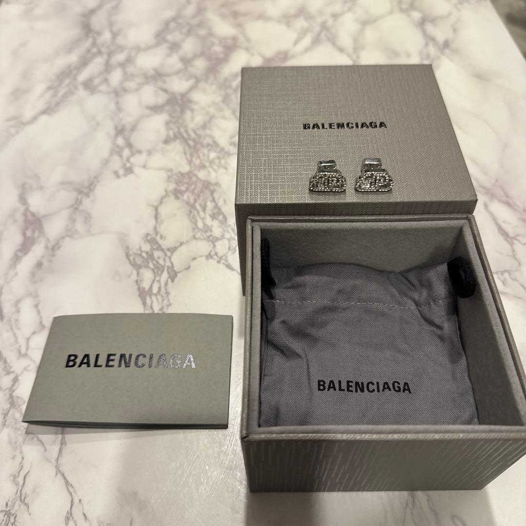 バレンシアガ BALENCIAGA ライフストーン ピアス