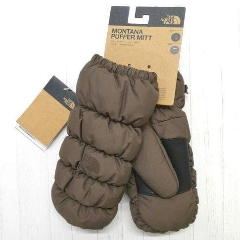 ザ ノースフェイス モンタナ パファー ミトン 手袋 グローブ XL ブラウン