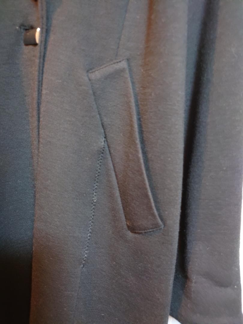 再値下げ☆新品タグ付き☆MARINA RINALDI ウールジャージーコート黒