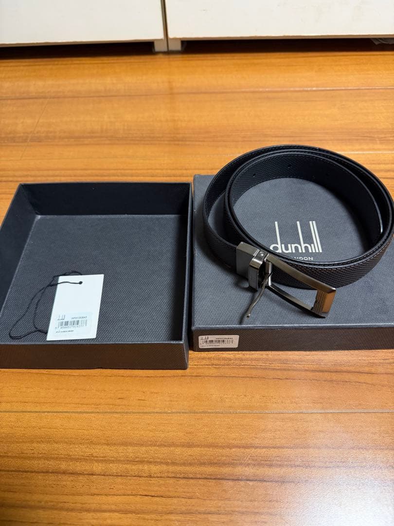 dunhill ベルト 未使用 タグ付き