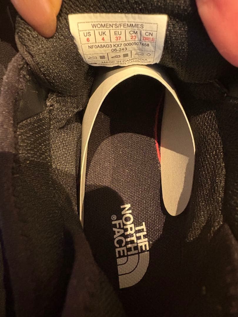 スノーブーツ　ノースフェイス　23cm