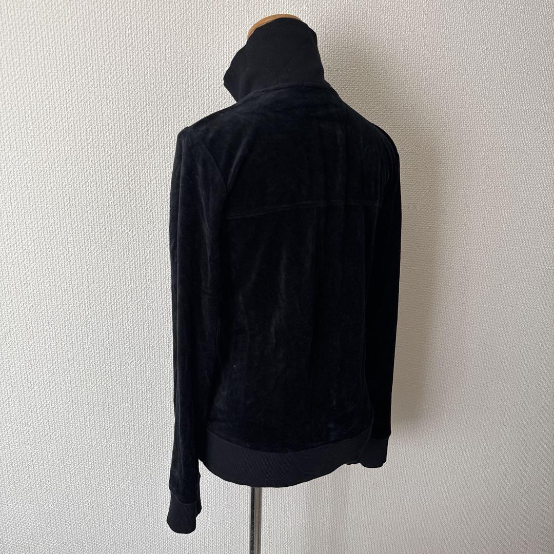 トゥララ　リズリサ　ベロア　ジップアップジャケット　トップス　平成ギャル　黒