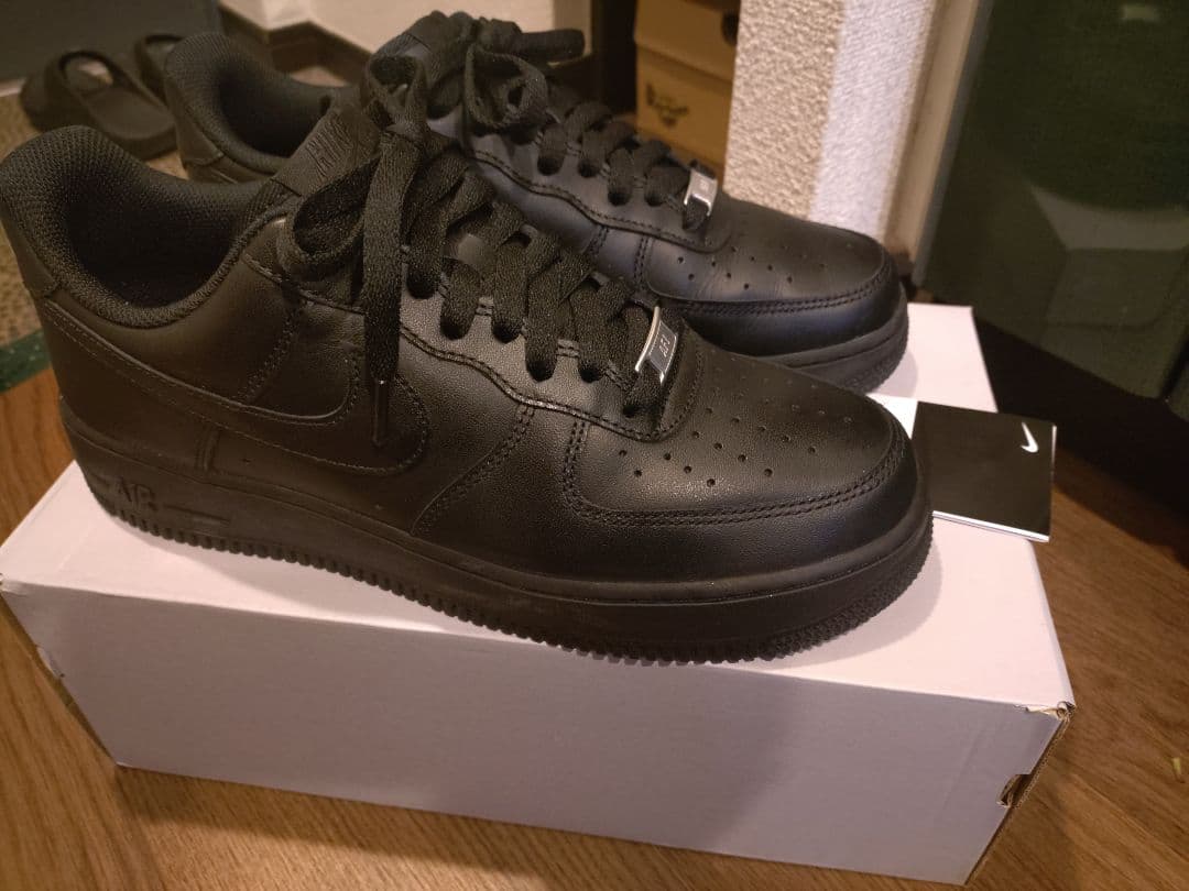 Nike Air Force 1 ブラック 27cm