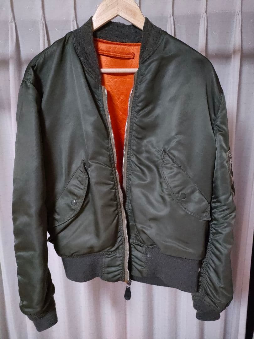 L-2B 70s 米軍実物 ALPHA フライトジャケット ビンテージ USAF