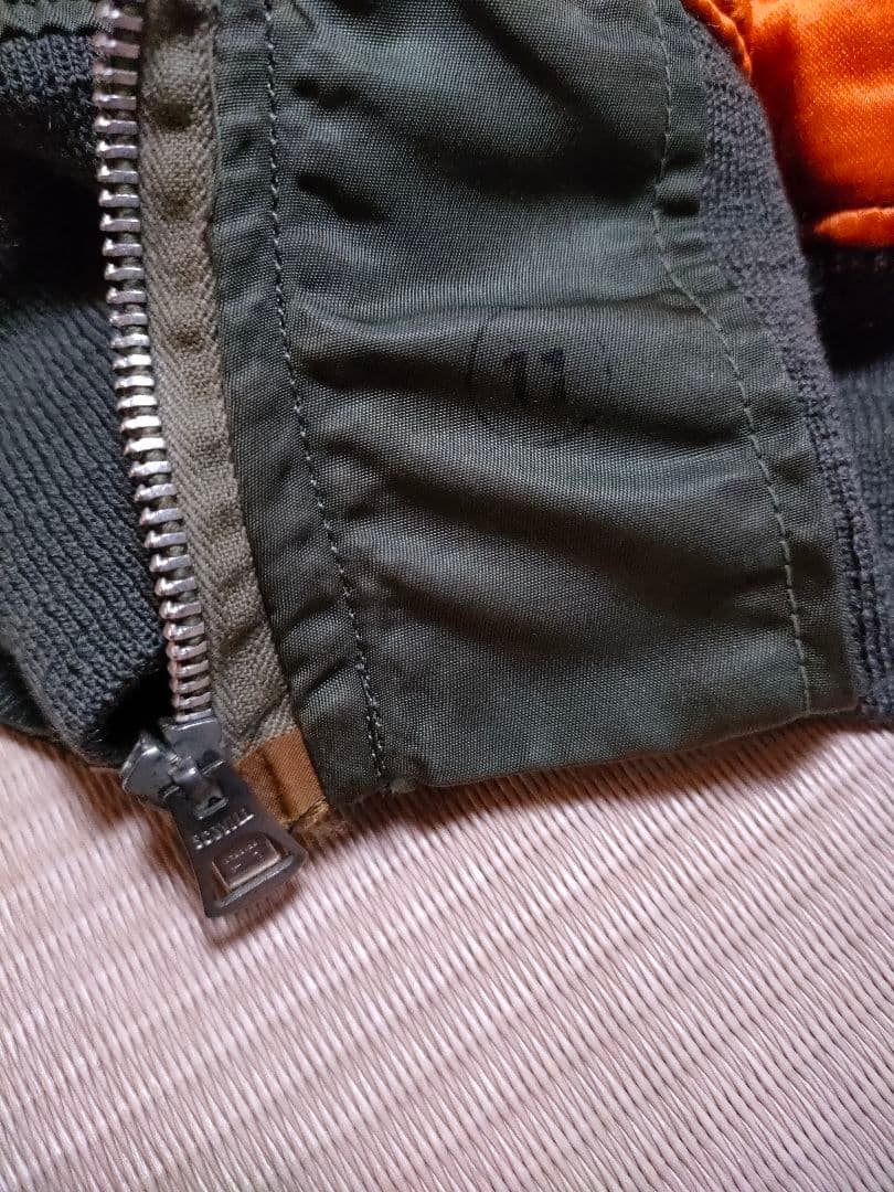 L-2B 70s 米軍実物 ALPHA フライトジャケット ビンテージ USAF