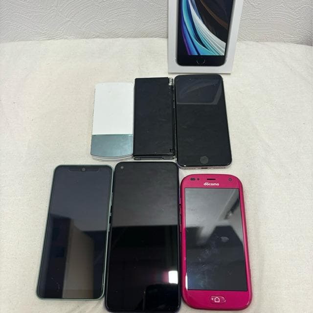 【ジャンク】iPhone ガラケー スマホ 計6台 まとめ売り