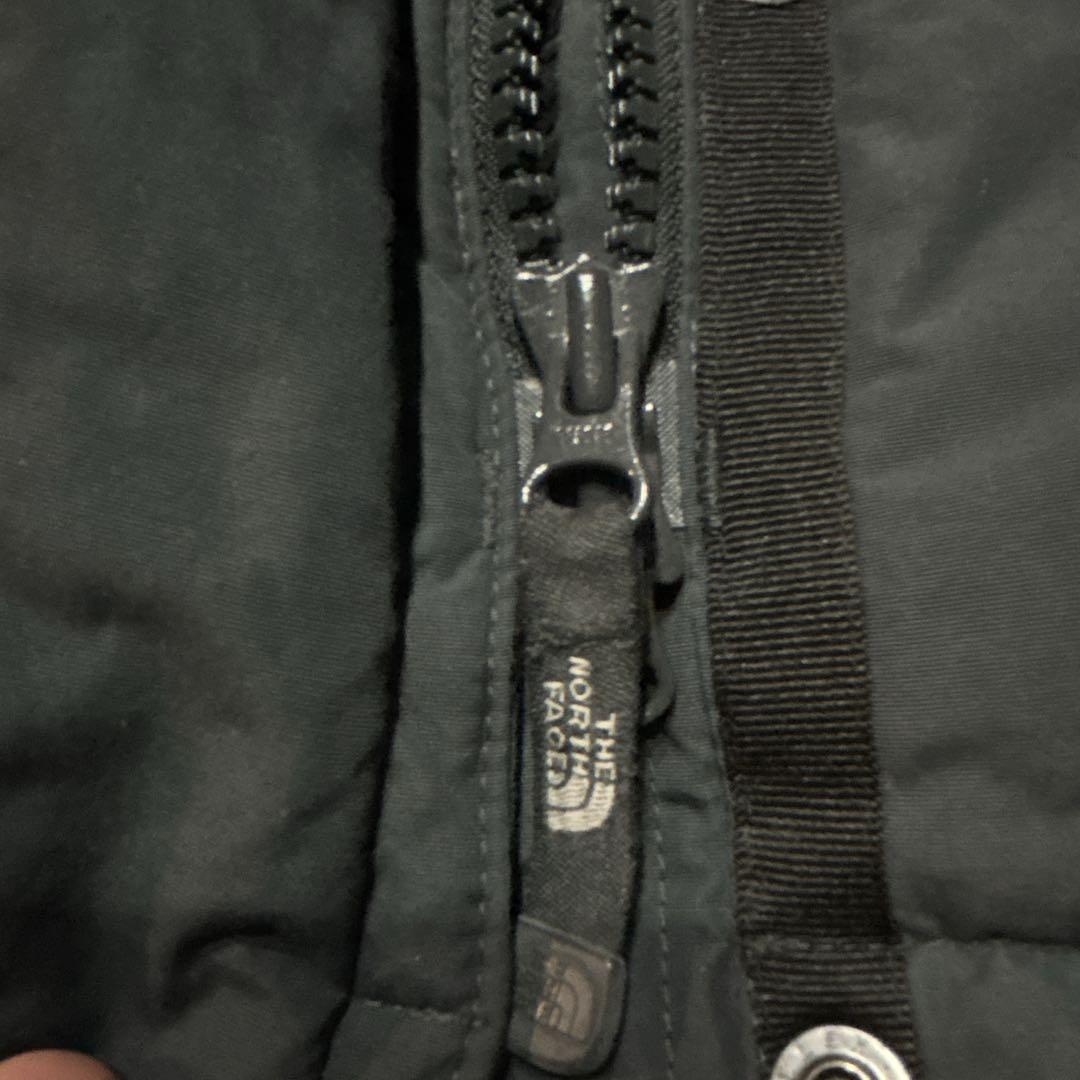 美品The North Face ダークグレー ダウンジャケットロングMNo44