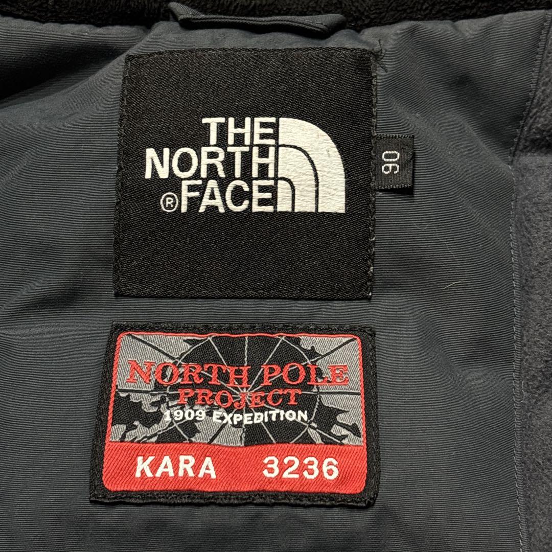 美品The North Face ダークグレー ダウンジャケットロングMNo44