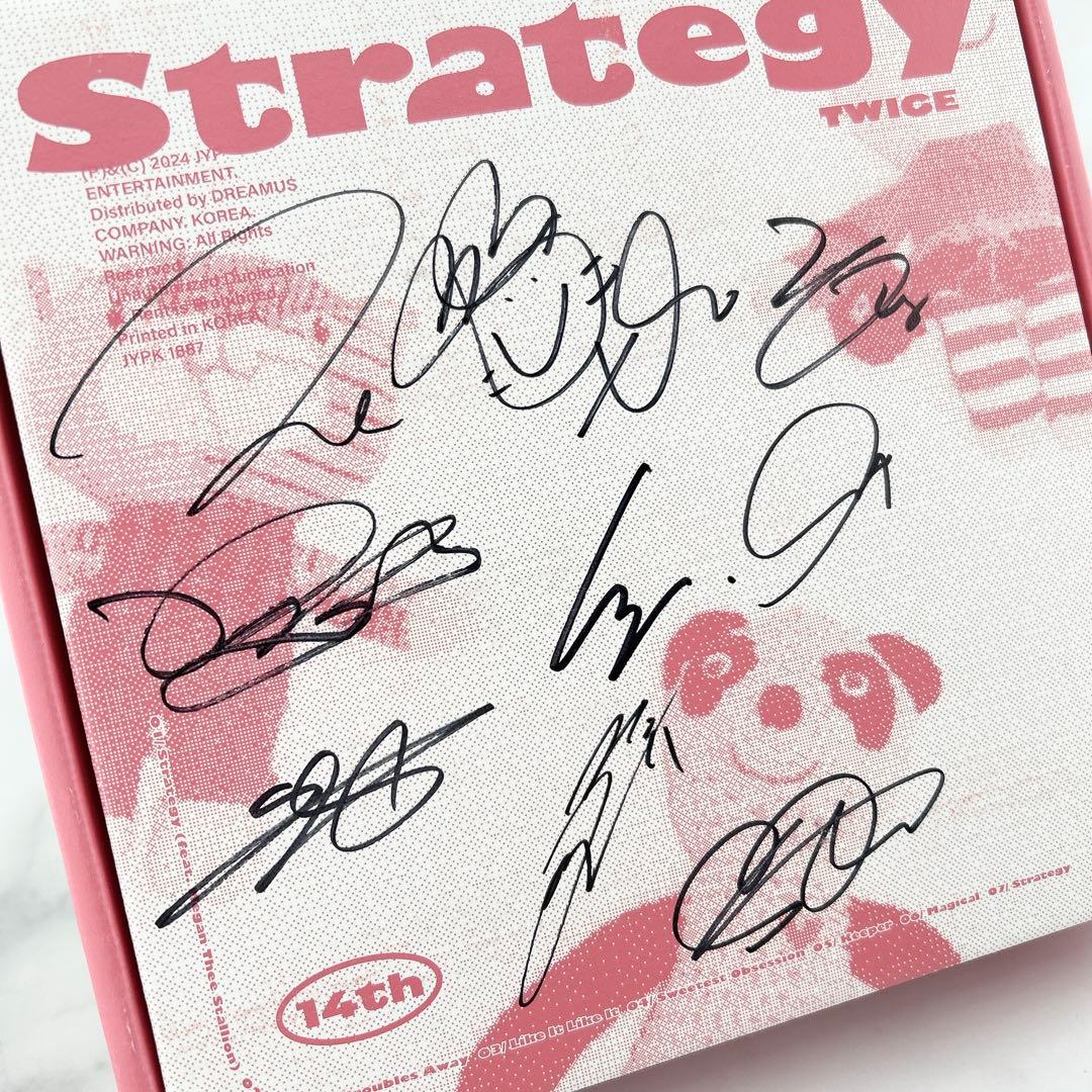 【直筆サイン入り】 TWICE STRATEGY STEP 2 ver アルバム