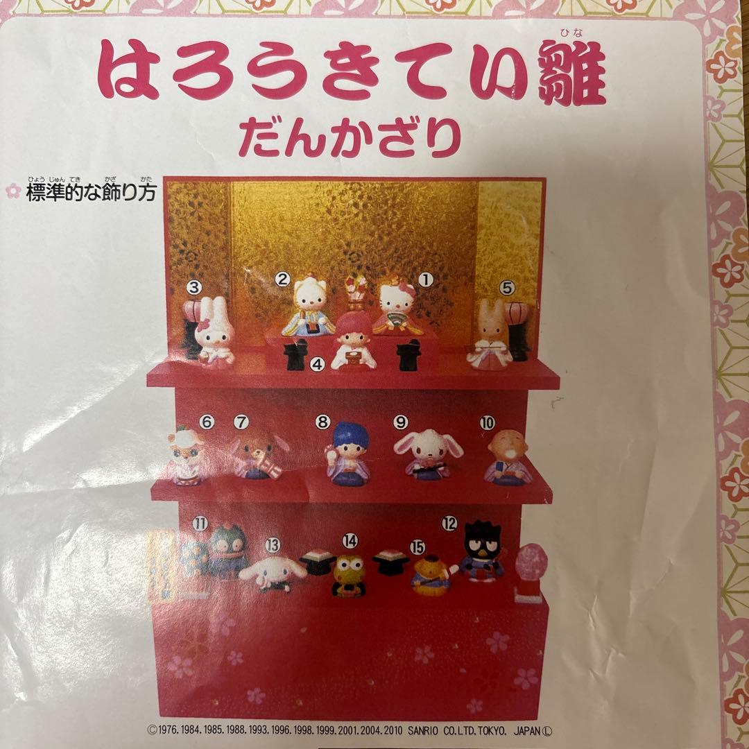 ハローキティ雛吉徳大光ひな祭り キャラクター人形セット