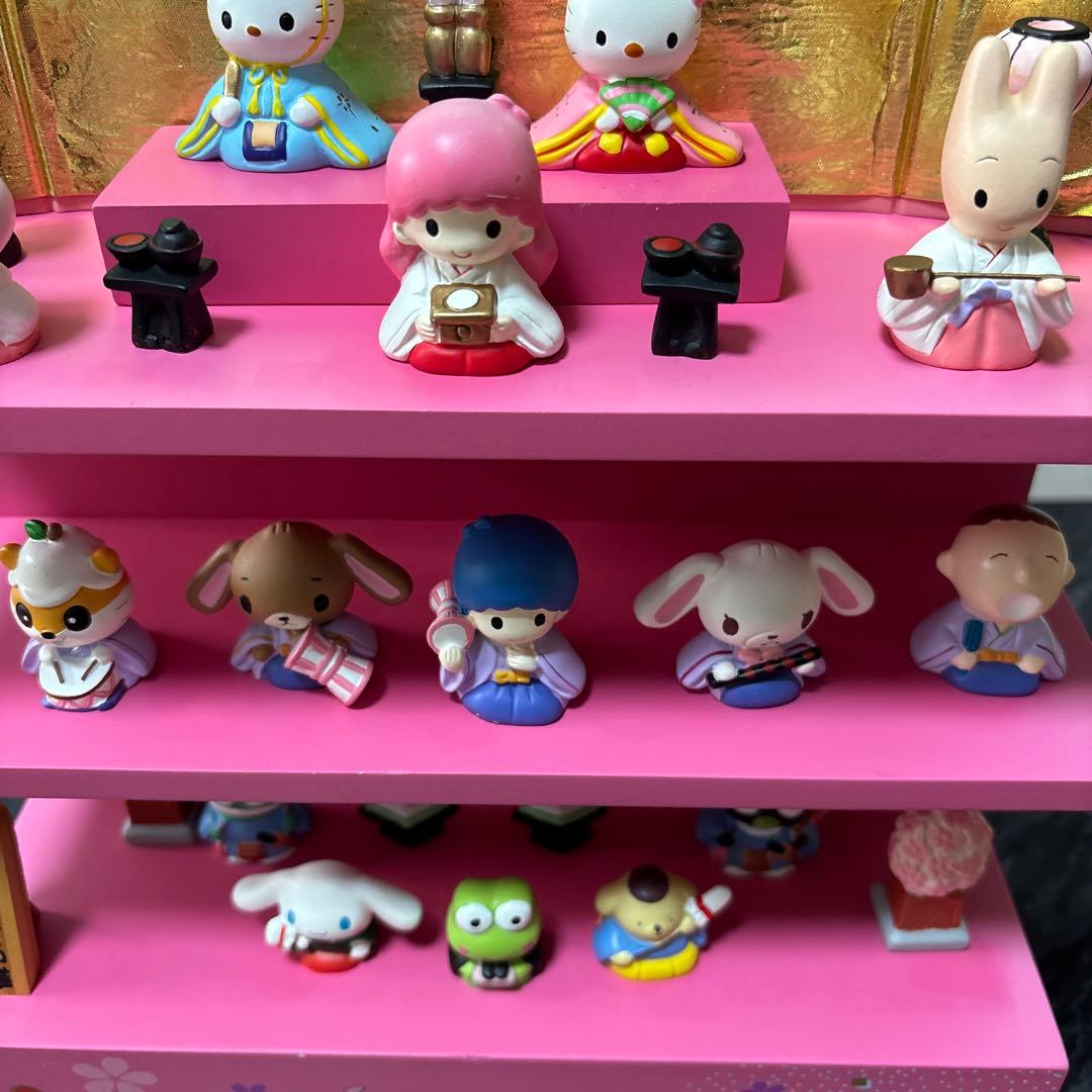 ハローキティ雛吉徳大光ひな祭り キャラクター人形セット