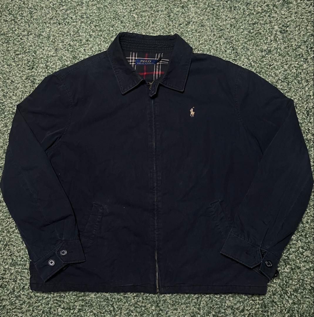 ラルフローレン　スイングトップ　ナイロンジャケット　ジャンパー　XXL ブラック