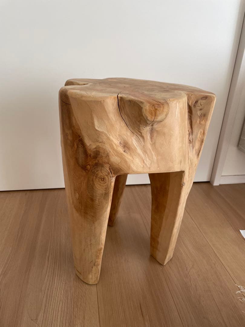 Rustic Wood ログスツール　アントリー