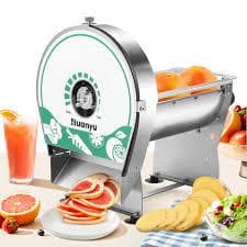 S　Huanyu　電動スライサー　業務用野菜スライサー　ステンレス製