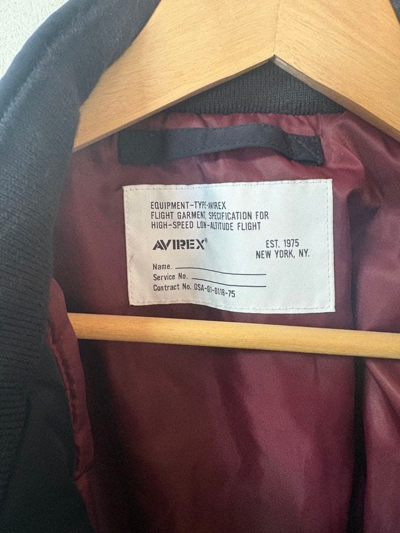 avirex ステンシル ジャケット 'ハット イン ザ リング' ネイビーXL